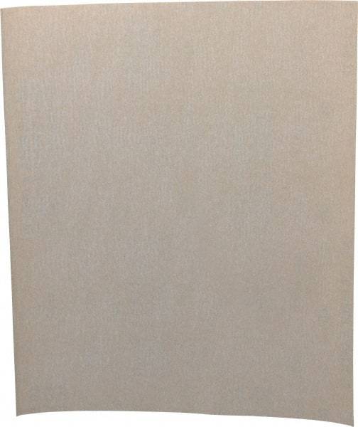 Value Collection - 320 Grit, Aluminum Oxide Sanding Sheet - 11" Long x 9" Wide, Extra Fine Grade, A Weighted Paper Backing - Americas Industrial Supply