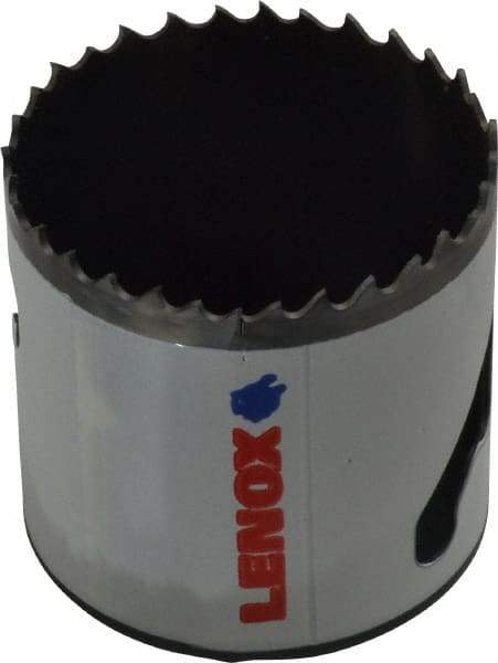 Lenox - 2-1/8" Diam, 1-1/2" Cutting Depth, Hole Saw - Bi-Metal Saw, Toothed Edge - Americas Industrial Supply