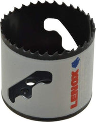 Lenox - 2-1/4" Diam, 1-1/2" Cutting Depth, Hole Saw - Bi-Metal Saw, Toothed Edge - Americas Industrial Supply