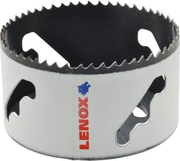 Lenox - 3-5/8" Diam, 1-1/2" Cutting Depth, Hole Saw - Bi-Metal Saw, Toothed Edge - Americas Industrial Supply