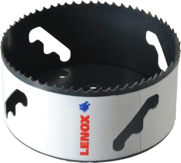 Lenox - 4-1/4" Diam, 1-1/2" Cutting Depth, Hole Saw - Bi-Metal Saw, Toothed Edge - Americas Industrial Supply