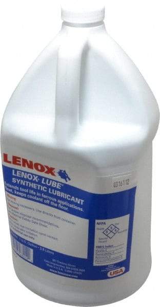 Lenox - Lenox Lube, 1 Gal Bottle Sawing Fluid - Synthetic - Americas Industrial Supply