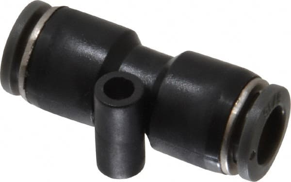 Norgren - 5/16" Tube OD, Brass Push-to-Connect Tube Union - Tube to Tube Connection, 150 Max psi, Nitrile O-Ring, 0 to 175°F Working Temp - Americas Industrial Supply