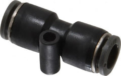 Norgren - 5/16" Tube OD, Brass Push-to-Connect Tube Union - Tube to Tube Connection, 150 Max psi, Nitrile O-Ring, 0 to 175°F Working Temp - Americas Industrial Supply