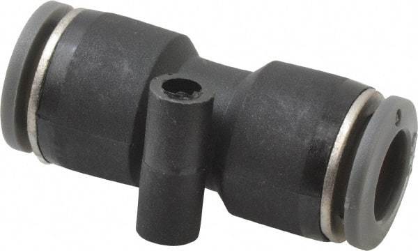 Norgren - 3/8" Tube OD, Brass Push-to-Connect Tube Union - Tube to Tube Connection, 150 Max psi, Nitrile O-Ring, 0 to 175°F Working Temp - Americas Industrial Supply