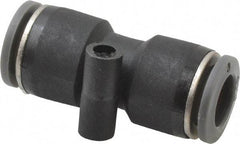 Norgren - 3/8" Tube OD, Brass Push-to-Connect Tube Union - Tube to Tube Connection, 150 Max psi, Nitrile O-Ring, 0 to 175°F Working Temp - Americas Industrial Supply