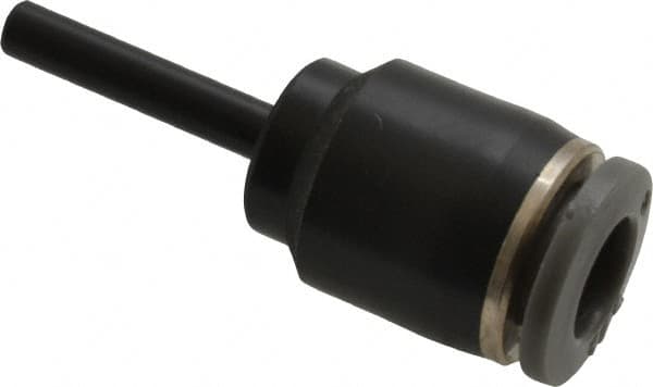 Norgren - 1/4" Tube OD, Brass Push-to-Connect Tube Straight Stem - Tube to Stem Connection, 150 Max psi, Nitrile O-Ring, 0 to 175°F Working Temp - Americas Industrial Supply