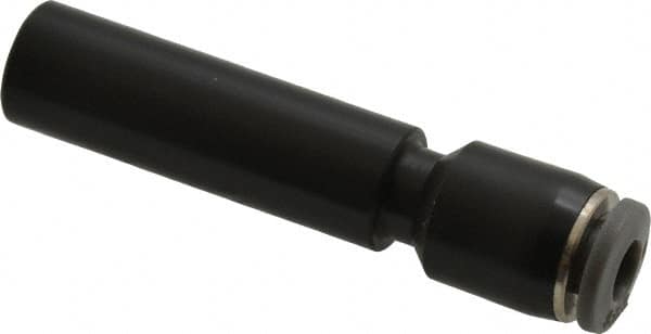 Norgren - 5/32" Tube OD, Brass Push-to-Connect Tube Straight Stem - Tube to Stem Connection, 150 Max psi, Nitrile O-Ring, 0 to 175°F Working Temp - Americas Industrial Supply