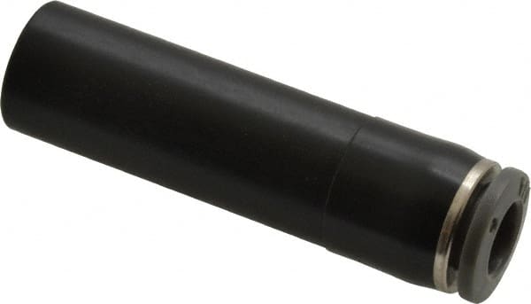 Norgren - 1/4" Tube OD, Brass Push-to-Connect Tube Straight Stem - Tube to Stem Connection, 150 Max psi, Nitrile O-Ring, 0 to 175°F Working Temp - Americas Industrial Supply