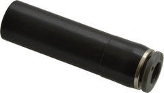 Norgren - 1/4" Tube OD, Brass Push-to-Connect Tube Straight Stem - Tube to Stem Connection, 150 Max psi, Nitrile O-Ring, 0 to 175°F Working Temp - Americas Industrial Supply