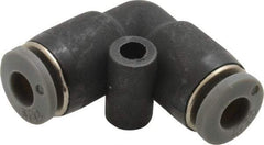 Norgren - 5/32" Tube OD, Brass Push-to-Connect Tube Union Elbow - Tube to Tube Connection, 150 Max psi, Nitrile O-Ring, 0 to 175°F Working Temp - Americas Industrial Supply