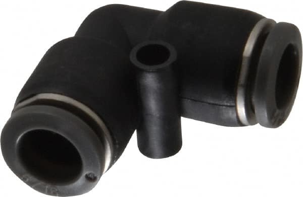 Norgren - 5/16" Tube OD, Brass Push-to-Connect Tube Union Elbow - Tube to Tube Connection, 150 Max psi, Nitrile O-Ring, 0 to 175°F Working Temp - Americas Industrial Supply
