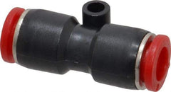 Norgren - 8mm Tube OD, Brass Push-to-Connect Tube Union - Tube to Tube Connection, 150 Max psi, Nitrile O-Ring, 0 to 175°F Working Temp - Americas Industrial Supply
