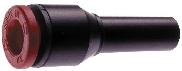 Norgren - 1/2" Tube OD, Brass Push-to-Connect Tube Straight Stem - 150 Max psi, Nitrile O-Ring, 0 to 175°F Working Temp - Americas Industrial Supply