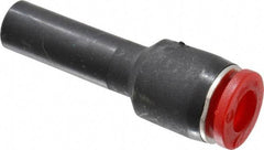 Norgren - 6mm Tube OD, Brass Push-to-Connect Tube Straight Stem - Tube to Stem Connection, 150 Max psi, Nitrile O-Ring, 0 to 175°F Working Temp - Americas Industrial Supply