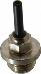Norgren - 1/4 BSPP Brass Push-to-Connect Tube Male Stem Connector - 150 Max psi, Nitrile O-Ring, 0 to 175°F Working Temp - Americas Industrial Supply