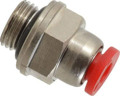Norgren - 4mm Tube OD, 1/8 BSPP Brass Push-to-Connect Tube Male Connector - Tube to Male BSPP Connection, 150 Max psi, Nitrile O-Ring, 0 to 175°F Working Temp - Americas Industrial Supply