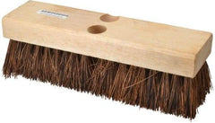 PRO-SOURCE - 2" Bristle Length, Palmyra Scrub Brush - 10" OAL, Tapered Handle, Hardwood Block - Americas Industrial Supply