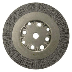 Anderson - 10" OD, 3/4" Arbor Hole, Crimped Nylon Wheel Brush - 1" Face Width - Americas Industrial Supply