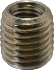 Made in USA - M10x1.50 Internal, M16x2.00 External, Metric Coarse, 17mm Insert Length, Thread Locking Repair Inserts - Stainless Steel, Oxide Finish, Grade 303 - Americas Industrial Supply