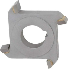 Made in USA - 3" Diam x 1/2" Width of Cut, 4 Teeth, Carbide Tipped Side Milling Cutter - Straight Teeth, Uncoated - Americas Industrial Supply