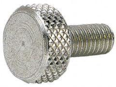 Electro Hardware - M4x0.70 mm, Stainless Steel Thread, Knurled Head, No Shoulder, Thumb Screw - Americas Industrial Supply