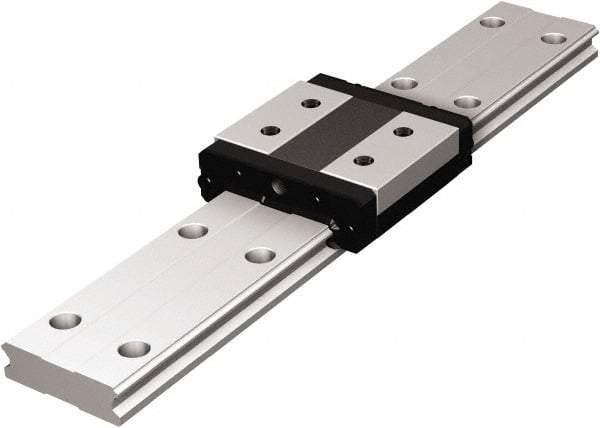 THK - 820mm OAL x 42mm Overall Width x 15mm Overall Height 4 Way SHW Rail - 60mm Between Holes, 4-1/2 x 7-1/2 x 5.3mm Hole Size - Americas Industrial Supply