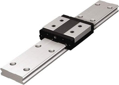 THK - 230mm OAL x 37mm Overall Width x 11mm Overall Height 4 Way HRW Rail - 50mm Between Holes, 4-1/2 x 7-1/2 x 5.3mm Hole Size - Americas Industrial Supply