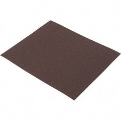 Norton - 80 Grit, Aluminum Oxide Sanding Sheet - 11" Long x 9" Wide, Medium Grade, J Weighted Cloth Backing - Americas Industrial Supply