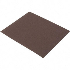 Norton - 120 Grit, Aluminum Oxide Sanding Sheet - 11" Long x 9" Wide, Fine Grade, J Weighted Cloth Backing - Americas Industrial Supply