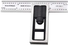 TESA Brown & Sharpe - 4 Inch Long, 4R Double Square - 1/64, 1/32, 1/16 and 1/8 Inch Graduation - Americas Industrial Supply