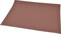 Norton - 220 Grit, Aluminum Oxide Sanding Sheet - 11" Long x 9" Wide, Very Fine Grade, J Weighted Cloth Backing - Americas Industrial Supply