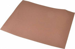 Norton - 320 Grit, Aluminum Oxide Sanding Sheet - 11" Long x 9" Wide, Extra Fine Grade, J Weighted Cloth Backing - Americas Industrial Supply