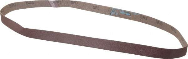 3M - 1" Wide x 48" OAL, 80 Grit, Aluminum Oxide Abrasive Belt - Aluminum Oxide, Medium, Coated, X Weighted Cloth Backing, Series 341D - Americas Industrial Supply