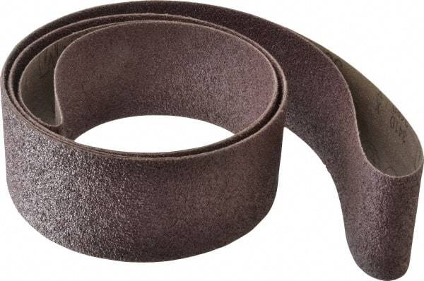 3M - 3" Wide x 120" OAL, 36 Grit, Aluminum Oxide Abrasive Belt - Aluminum Oxide, Very Coarse, Coated, X Weighted Cloth Backing, Series 341D - Americas Industrial Supply