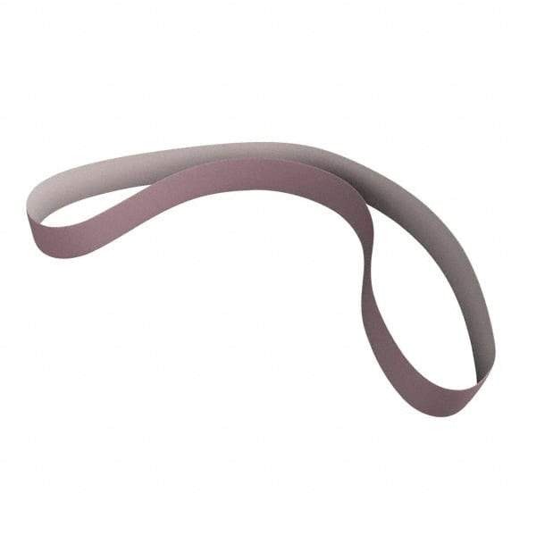 3M - 3" Wide x 79" OAL, 80 Grit, Aluminum Oxide Abrasive Belt - Aluminum Oxide, Medium, Coated, X Weighted Cloth Backing, Series 341D - Americas Industrial Supply