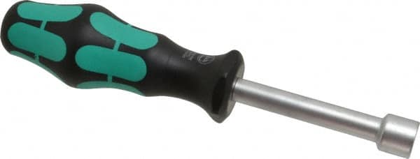 Wera - 1/2" Hollow Shaft Nutdriver - Ergonomic Handle, 7-3/4" OAL - Americas Industrial Supply