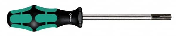 Wera - T40 Torx Driver - 5" Blade Length, 9-5/8" OAL, Ergonomic Handle - Americas Industrial Supply