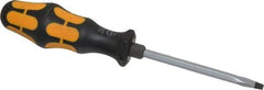 Wera - 205mm OAL Standard Slotted Screwdriver - Hexagon Shank, Ergonomic Handle - Americas Industrial Supply