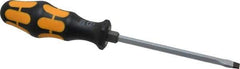Wera - 230mm OAL Standard Slotted Screwdriver - Hexagon Shank, Ergonomic Handle - Americas Industrial Supply