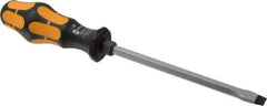 Wera - 262mm OAL Standard Slotted Screwdriver - Hexagon Shank, Ergonomic Handle - Americas Industrial Supply