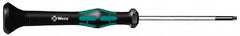 Wera - T10 Torx Driver - 2-3/8" Blade Length, 6-3/16" OAL, Micro Handle - Americas Industrial Supply