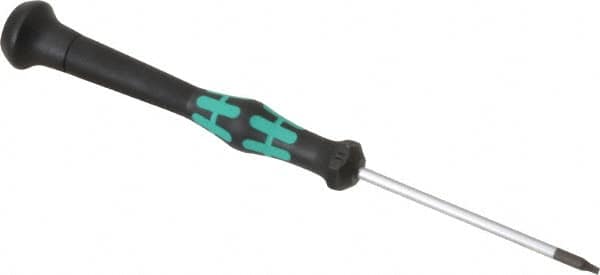 Wera - T7 Torx Driver - 2-3/8" Blade Length, 6-3/16" OAL, Micro Handle - Americas Industrial Supply