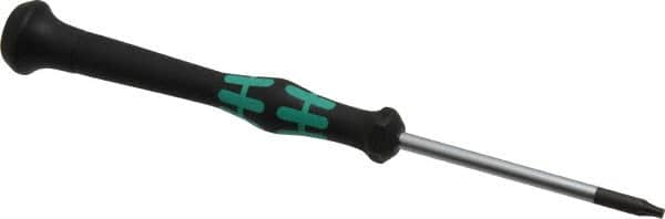 Wera - T9 Torx Driver - 2-3/8" Blade Length, 6-3/16" OAL, Micro Handle - Americas Industrial Supply