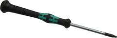 Wera - T9 Torx Driver - 2-3/8" Blade Length, 6-3/16" OAL, Micro Handle - Americas Industrial Supply