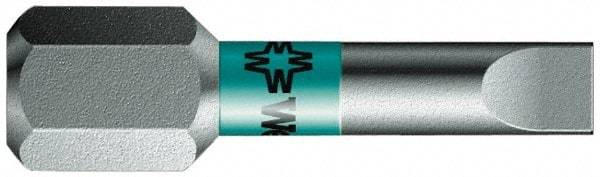 Wera - T30 Torx Bit - 1/4" Hex Drive, 1" OAL - Americas Industrial Supply