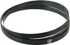 Starrett - 24 TPI, 5' Long x 1/2" Wide x 0.025" Thick, Welded Band Saw Blade - Carbon Steel, Toothed Edge, Raker Tooth Set, Flexible Back, Contour Cutting - Americas Industrial Supply