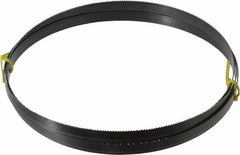 Starrett - 10 TPI, 8' 2-1/2" Long x 5/8" Wide x 0.032" Thick, Welded Band Saw Blade - Carbon Steel, Toothed Edge, Raker Tooth Set, Flexible Back, Contour Cutting - Americas Industrial Supply