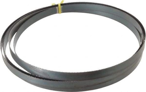 Starrett - 10 TPI, 14' 6" Long x 3/4" Wide x 0.032" Thick, Welded Band Saw Blade - Carbon Steel, Toothed Edge, Raker Tooth Set, Flexible Back, Contour Cutting - Americas Industrial Supply