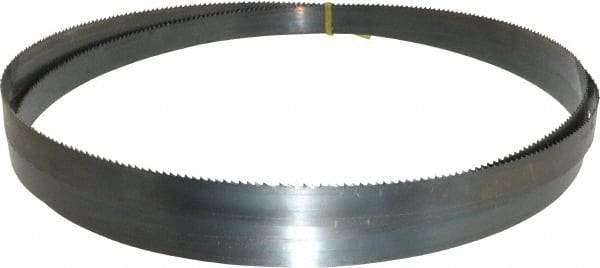 Starrett - 6 TPI, 12' Long x 1" Wide x 0.035" Thick, Welded Band Saw Blade - Carbon Steel, Toothed Edge, Raker Tooth Set, Flexible Back, Contour Cutting - Americas Industrial Supply